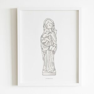 Lámina/Cuadro Virgen de la Alegría