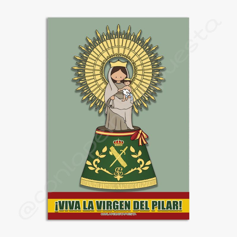 Virgen del Pilar II - Con la Peineta Puesta