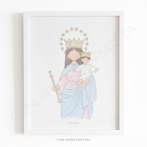 cuadro de la virgen maria auxiliadora